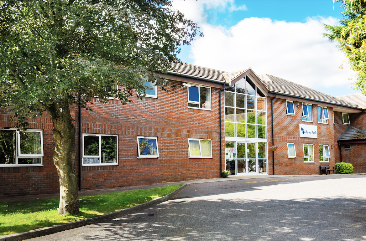Exterior of Codnor Park Care Home Derbyshire